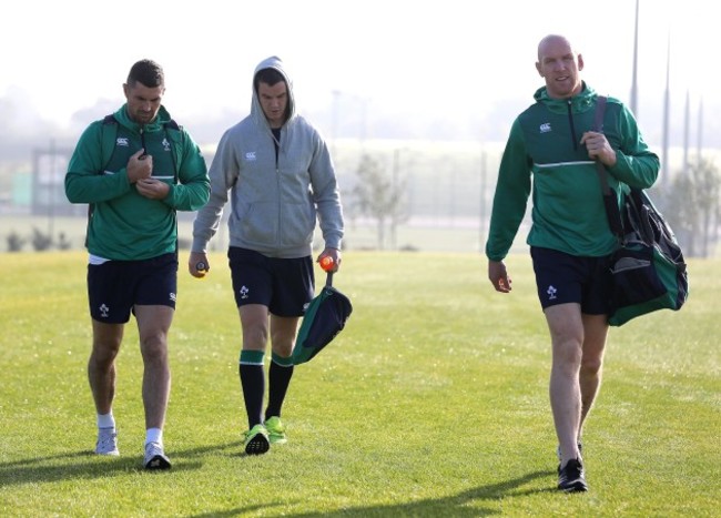 Rob Kearney, Jonathan Sexton and Paul O'Connell