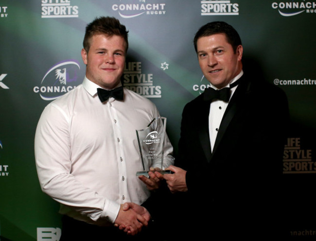 Conan OÕDonnell presented by Eamonn Molloy