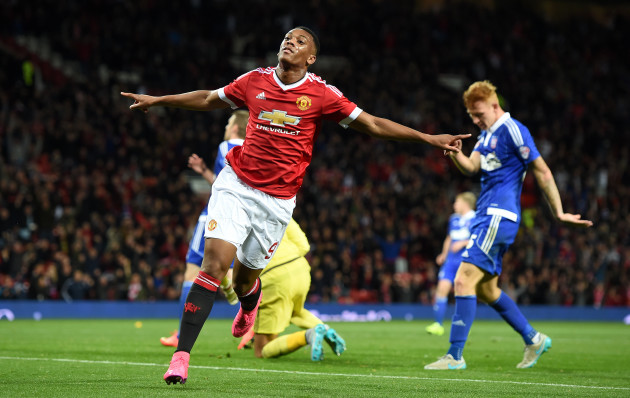 Soccer - Capital One Cup - Third Round - Manchester United v Ipswich Town - Old Trafford