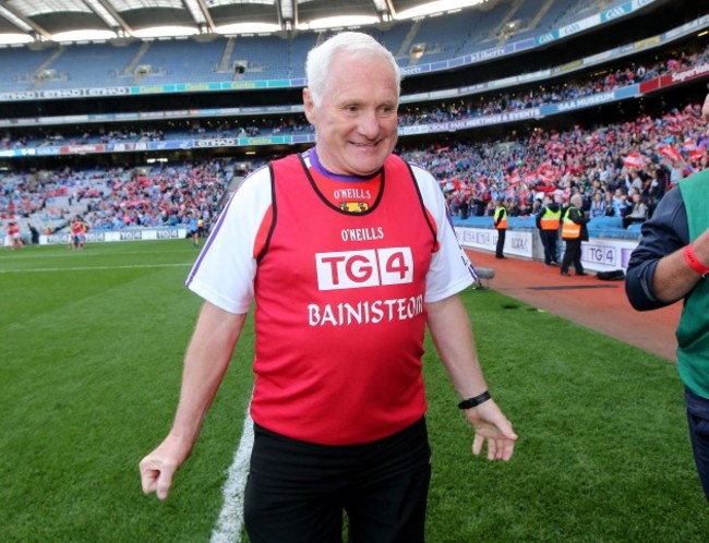 Eamonn Ryan celebrates at the end of the game