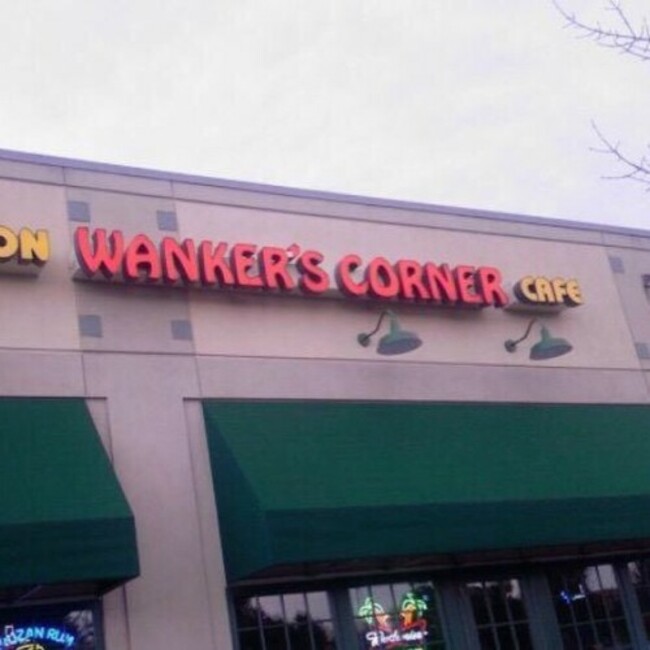 I know a few people I'd find in there. #Wankers #WankersCorner #Cafe