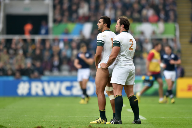 Rugby Union - Rugby World Cup 2015 - Pool B - South Africa v Scotland - St James' Park