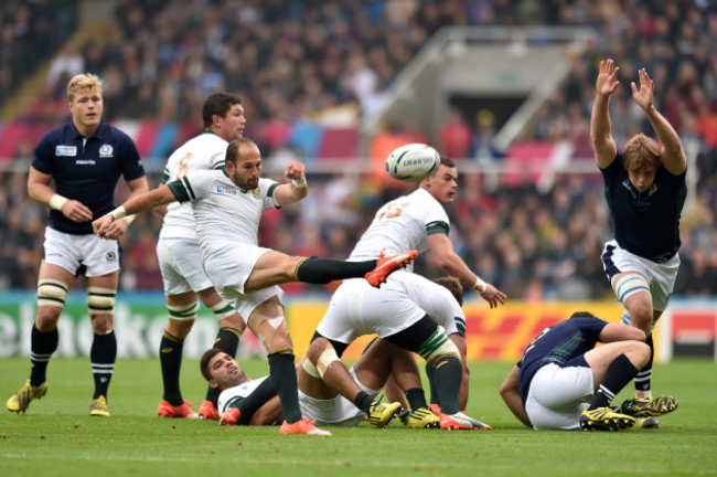 Rugby Union - Rugby World Cup 2015 - Pool B - South Africa v Scotland - St James' Park