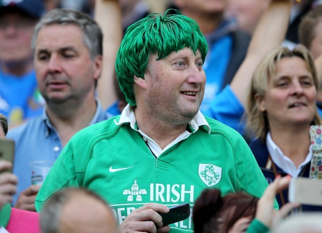 A Ireland fan