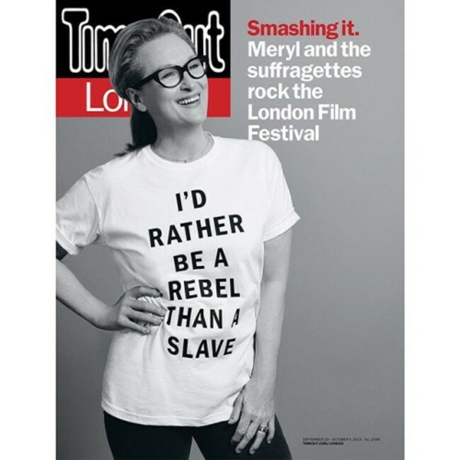 I'm so honored to have shot #merylstreep gracing the cover of this weeks #timeoutlondon. Out on stands today. #suffragette