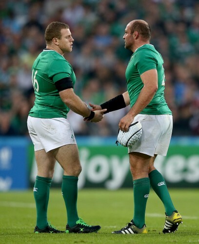 Sean Cronin and Rory Best