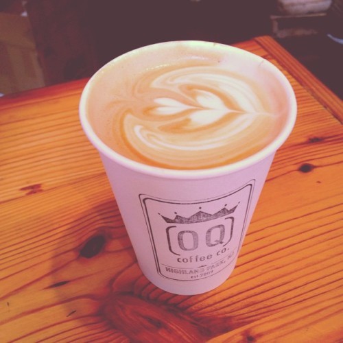 Starting off the morning right! @oqcoffee #lattetogo #ontherun #caffeinefix #coffeebreak