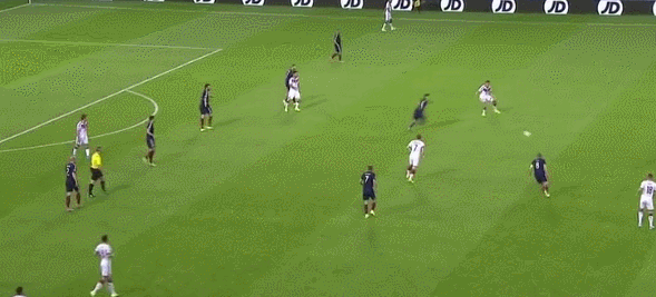 deflected goal