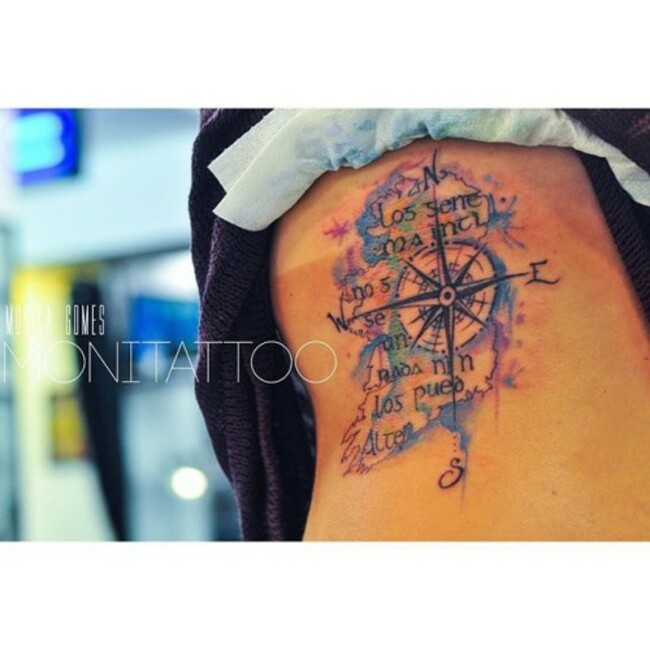 Compass | Irish map #dublin #dublinart #dublintattoo #dublintattooshop #dublintattooartist #irish #irishtattoo #ireland #irelandmap @irishmap #compass #compasstattoo #ribstattoo #femaletattoo #femininetattoo #dublintattooshop #liked4likes #likesforlikes #like4like #monitattoo #monicagomes #freehand #freehandtattoo #freehandtattooartist