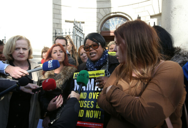 07/10/2015. Protest - Homeless Families. Pictured