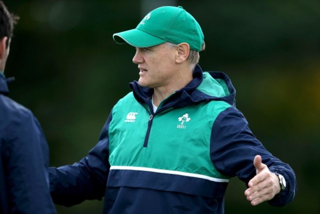 Head coach Joe Schmidt