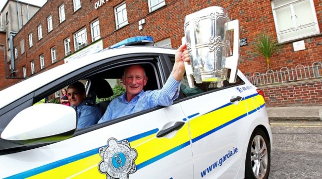 Brian Cody with The Liam McCarthy Cup