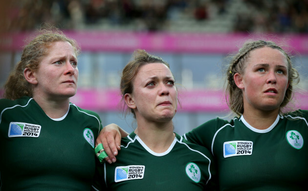 Grace Davitt, Lynne Cantwell and Ashleigh Baxter