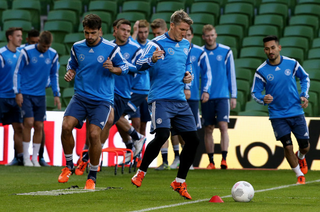 Soccer - UEFA Euro 2016 - Qualifying - Group D - Republic of Ireland v Germany - Germany Training Session - Aviva Stadium