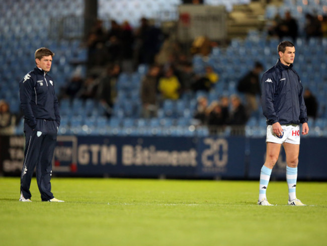 Ronan O'Gara and Jonathan Sexton