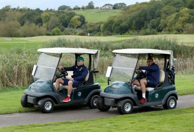 Ian Madigan and Simon Zebo