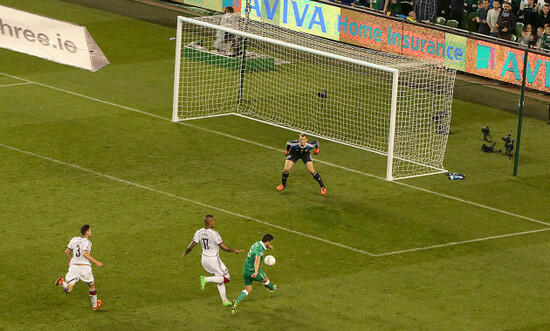 Shane Long scores their first goal