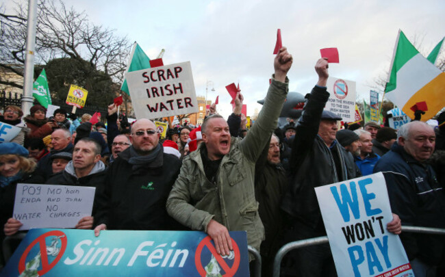 Right2Water protest - Dublin