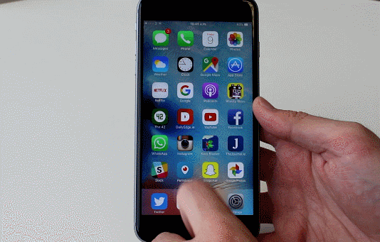 iPhone 6s 3d touch.gif