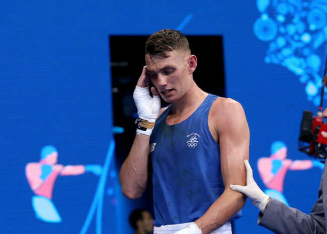 Sean McComb dejected after losing