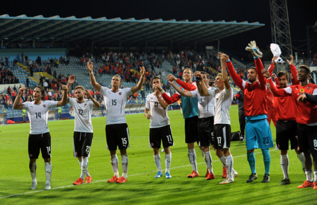 Montenegro Austria Euro Soccer