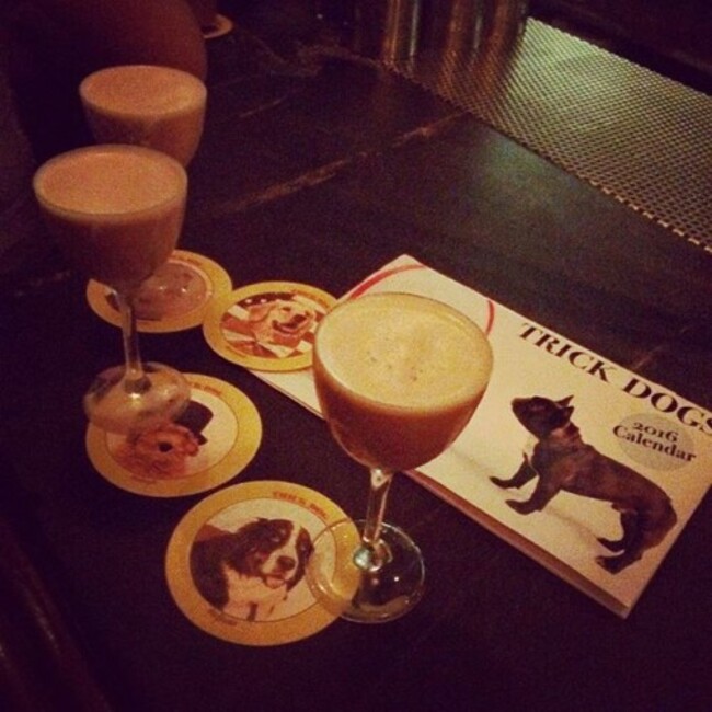 dogs love drinks too !!! #trickdogSF #trickdog #espressomartini #dogoftheday