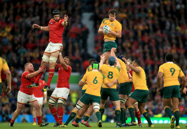 Rugby Union - Rugby World Cup 2015 - Pool A - Australia v Wales - Twickenham Stadium