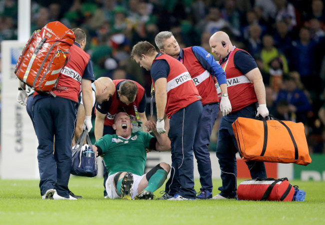 Paul O'Connell down injured