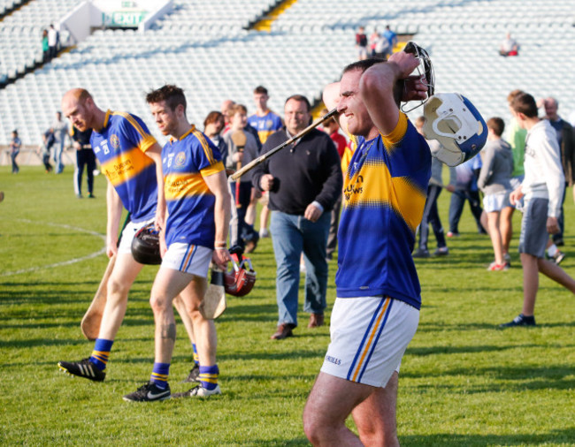 Mark Carmody dejected after the game