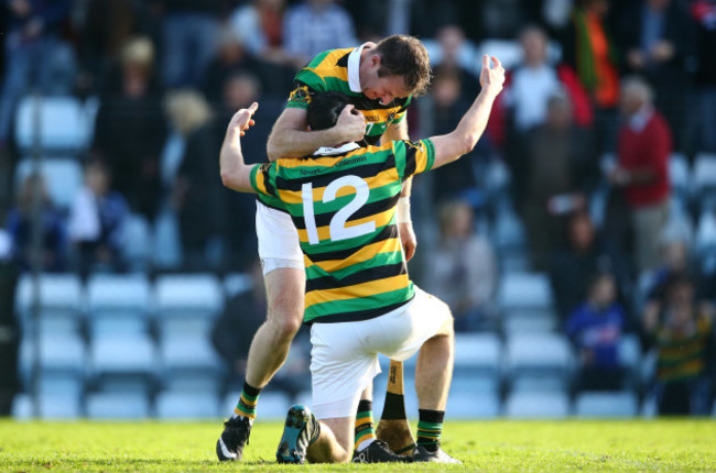 Graham Callanan and David Cunningham celebrate