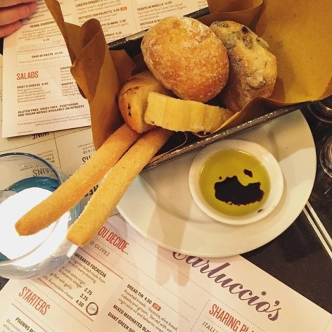 Essential party shopping with Ella ! But first , food ! #carluccios #shopping #party