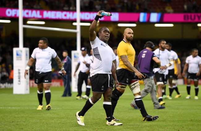 Rugby Union - Rugby World Cup 2015 - Pool A - Australia v Fiji - Millennium Stadium