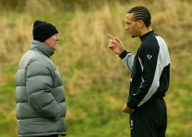 SOCCER Man Utd Training