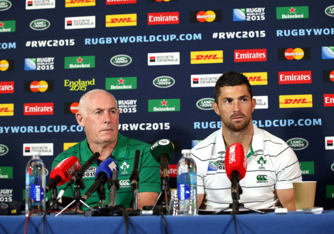 Michael Kearney with Rob Kearney