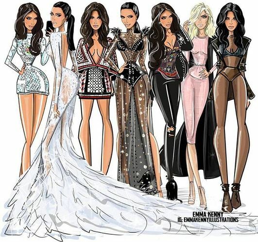 Kim Kardashian Just Shared An Irish Illustrator S Drawings With Her 48 Million Followers