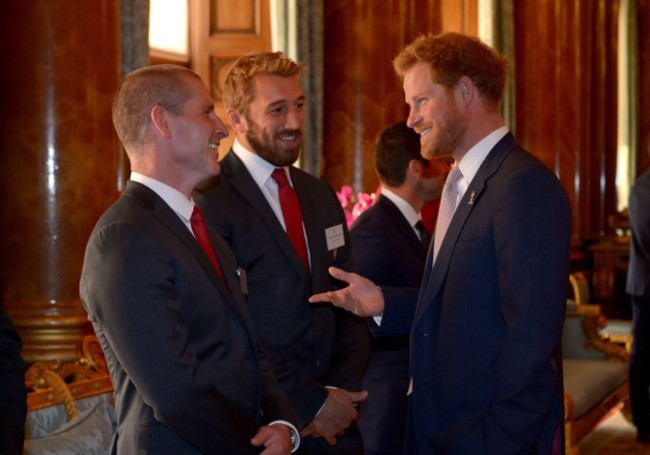 Rugby World Cup reception at Buckingham Palace