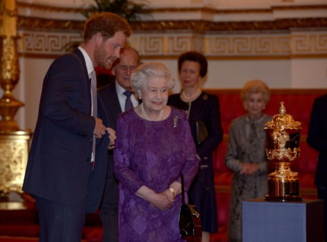 Rugby World Cup reception at Buckingham Palace