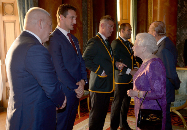 Rugby World Cup reception at Buckingham Palace