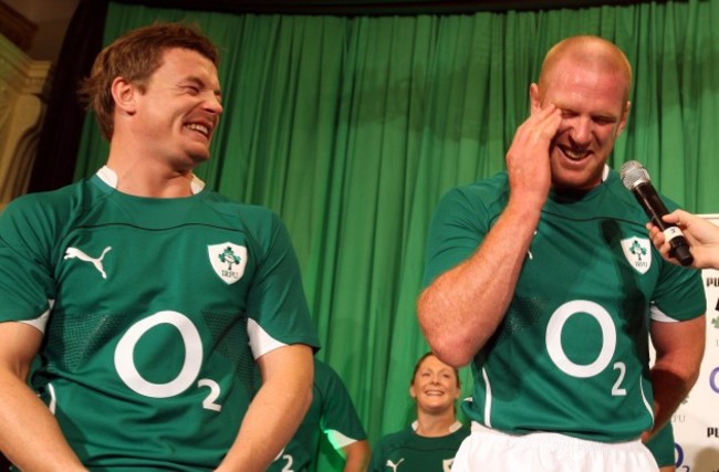 Brian O'Driscoll and Paul O'Connell