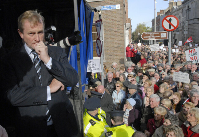 22/10/2008. Age Action Protests