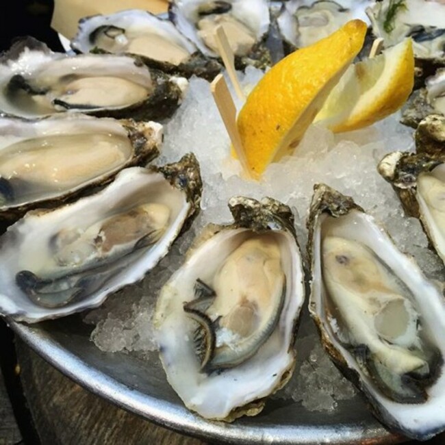 Amazing spread at @dublinklaw. Oysters from Galway, Doncaster and Waterford.