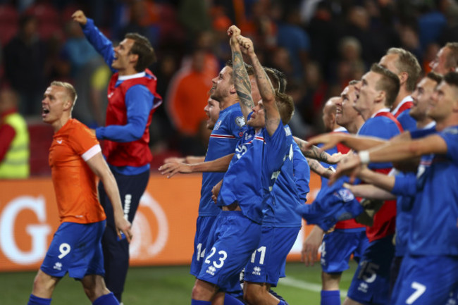 Netherlands Iceland Euro Soccer