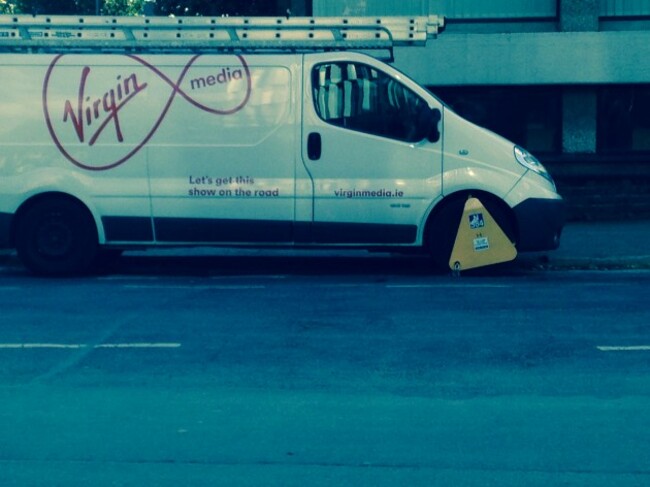 Virgin Media van