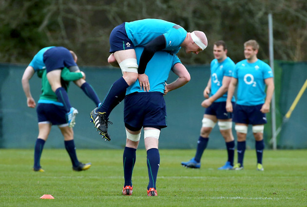 Paul O'Connell and Donnacha Ryan