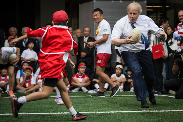 Download Boris Johnson Children Rugby PNG