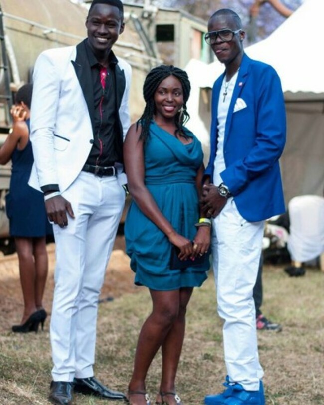 #Shortgirlproblems With Baba Amara himself @lcspete and this talented model whose name i keep forgetting at #nairobieleganceaffair #teambowties