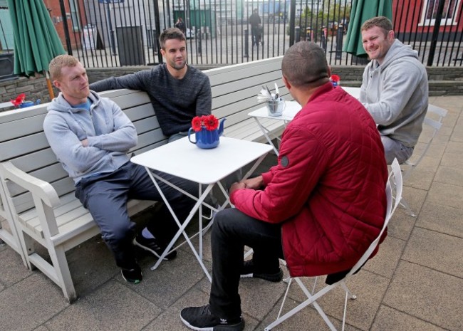 Keith Earls, Conor Murray, Simon Zebo and Donnacha Ryan