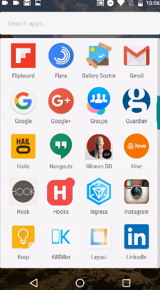 App Tray