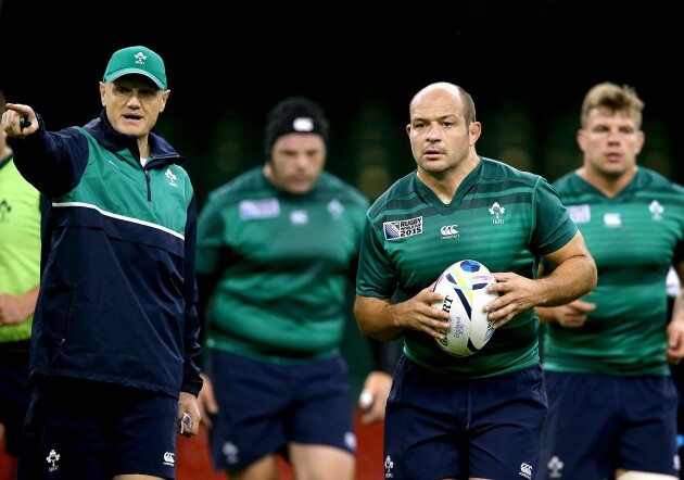 Joe Schmidt and Rory Best