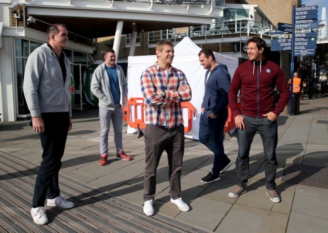 Devin Toner, Donnacha Ryan, Chris Henry, Rhys Ruddock and Mike McCarthy